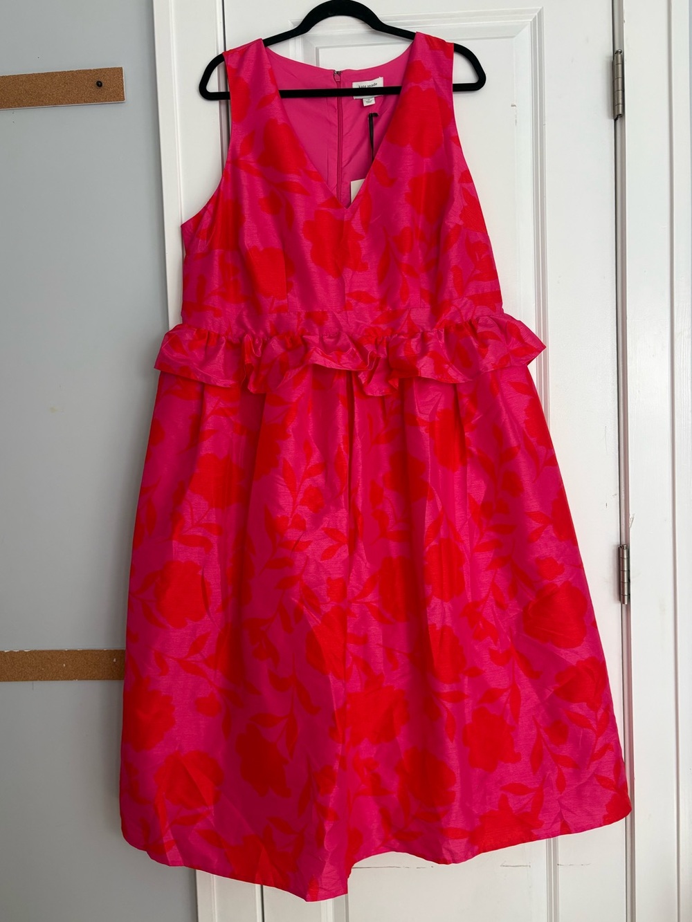 Kate Spade x Target Classic Rose Peplum Midi Dress